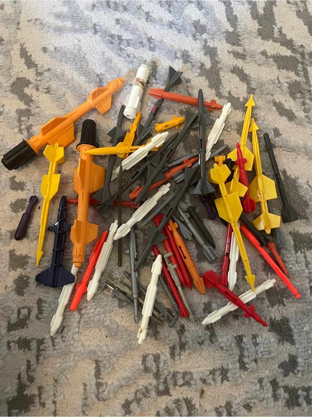 G.I. Joe ARAH Weapons Lot Missiles Rockets Hasbro Vintage 1983 to 1989